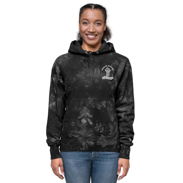 Wealth Activist Unisex Champion tie-dye hoodie