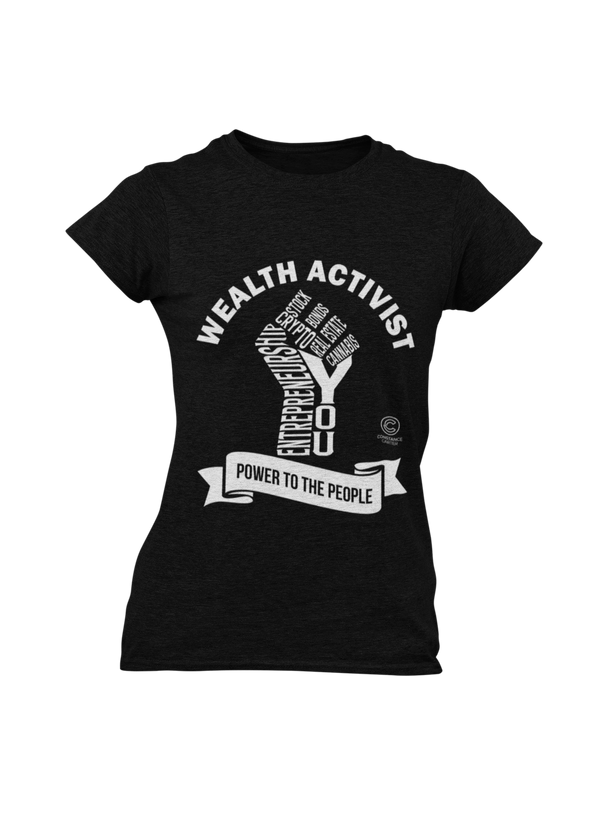 Wealth Activist Ladies' short sleeve t-shirt